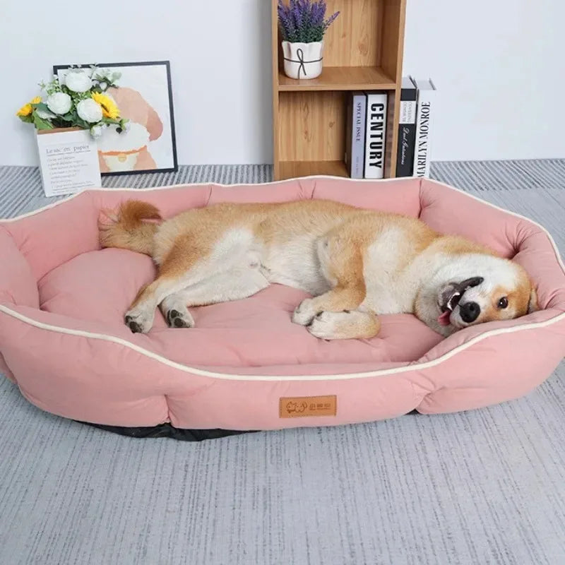 Pet Beds for Dogs Home Dog Bed Large Dog Kennel Accessories Washable Big Bedd Supplies Plush Mat Accessoires Underpad Bedding