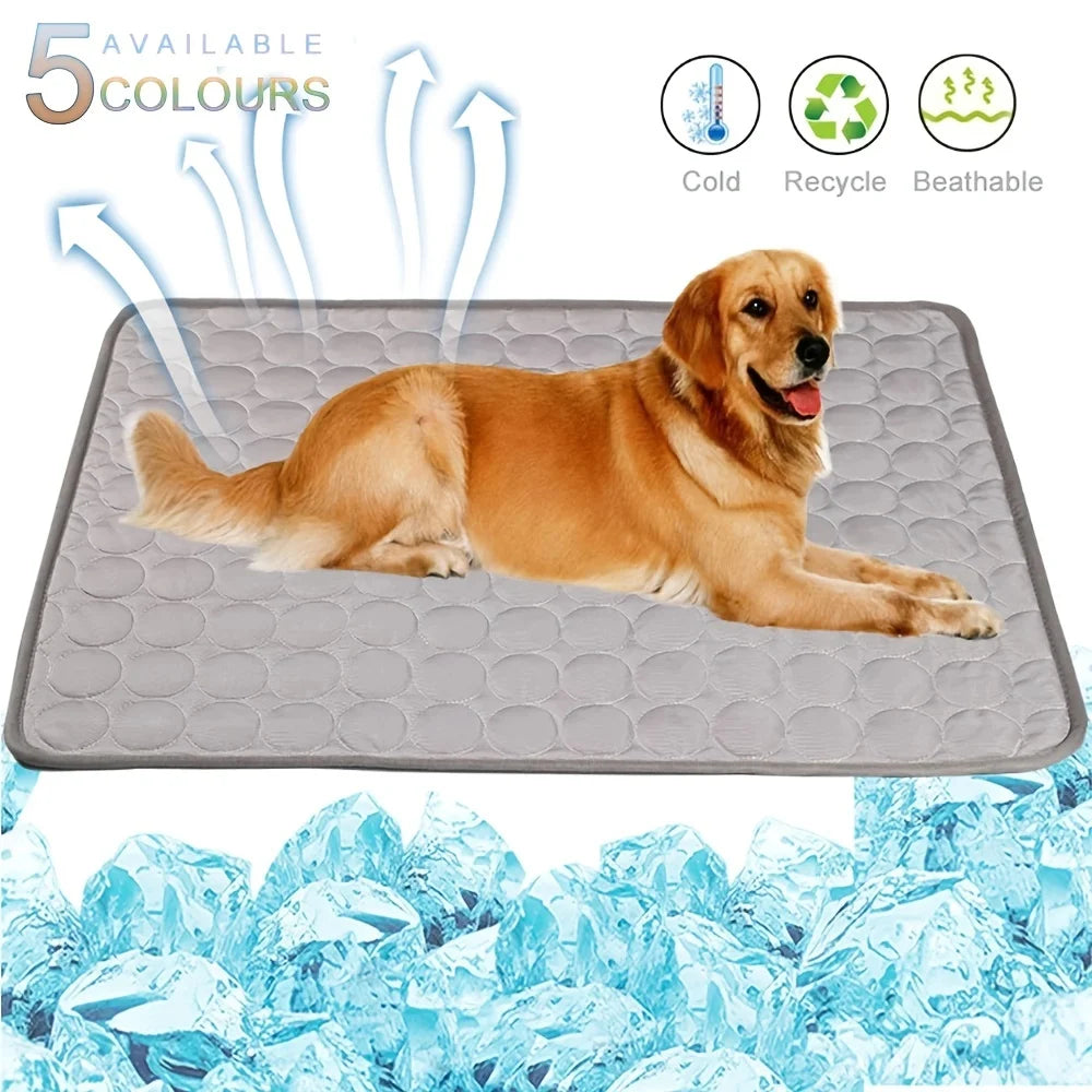 Dog Bed Cooling Mat Beds Large Dogs Pet Bed Medium Small Blanket Supplies Puppy Accessories Sofa Accessory